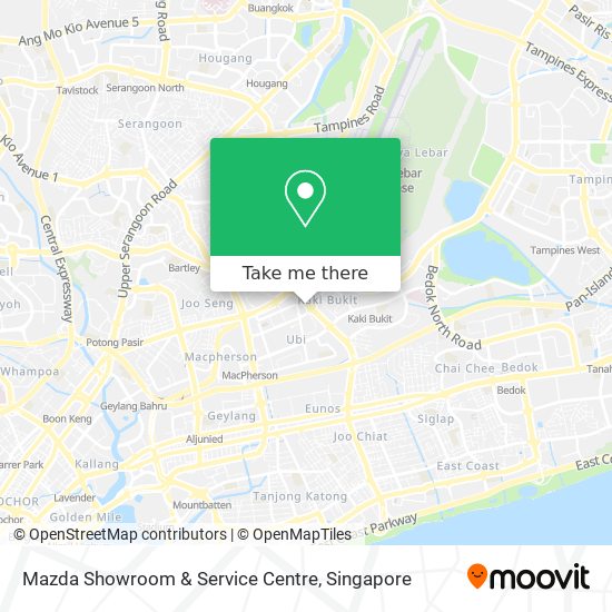 Mazda Showroom & Service Centre map