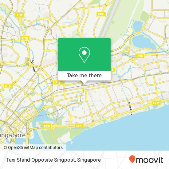 Taxi Stand Opposite Singpost map