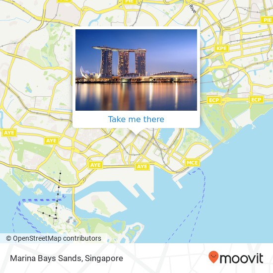 Marina Bays Sands map