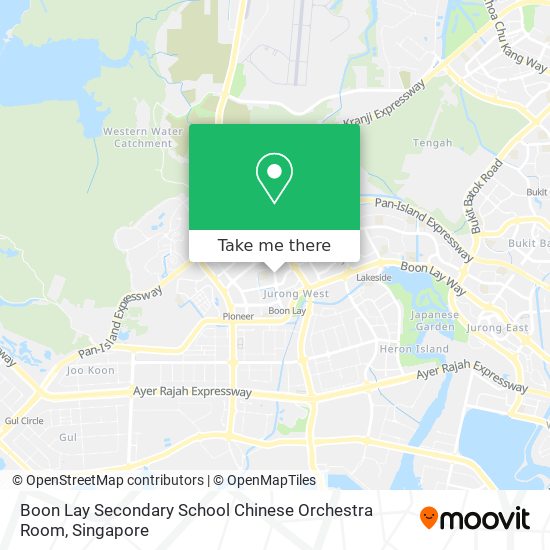 Boon Lay Secondary School Chinese Orchestra Room map