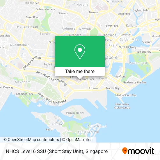 NHCS Level 6 SSU (Short Stay Unit) map