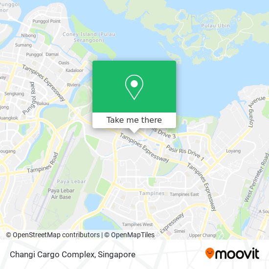 Changi Cargo Complex map
