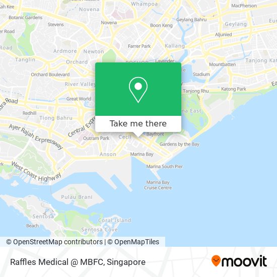 Raffles Medical @ MBFC map
