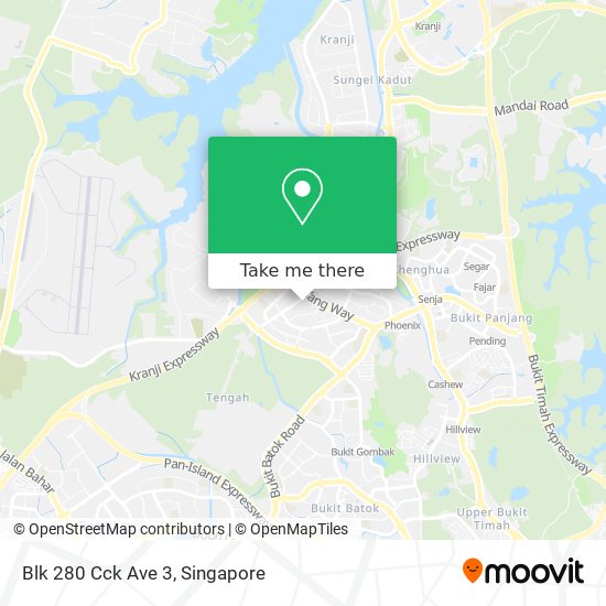 Blk 280 Cck Ave 3地图