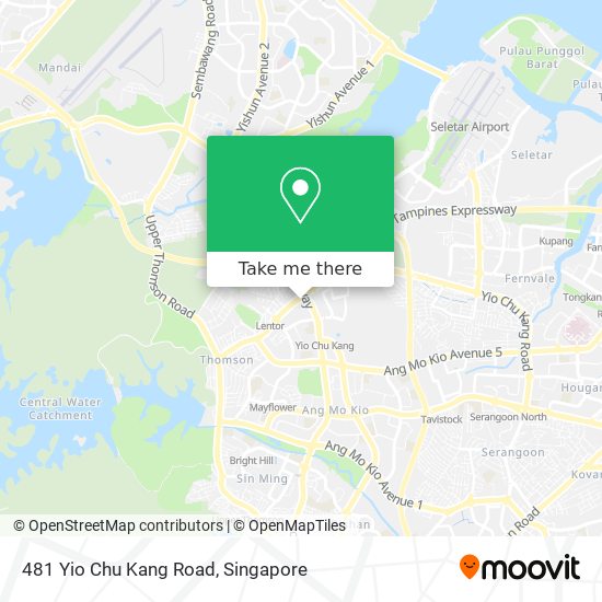 481 Yio Chu Kang Road map