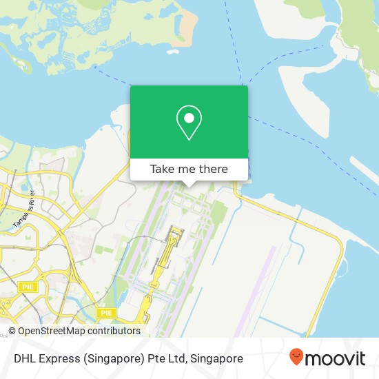 DHL Express (Singapore) Pte Ltd map