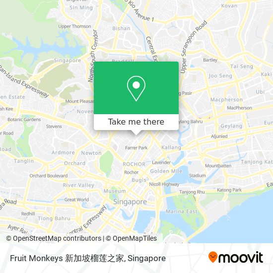 Fruit Monkeys 新加坡榴莲之家 map