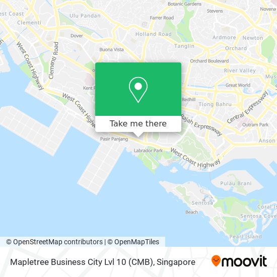 Mapletree Business City Lvl 10 (CMB) map