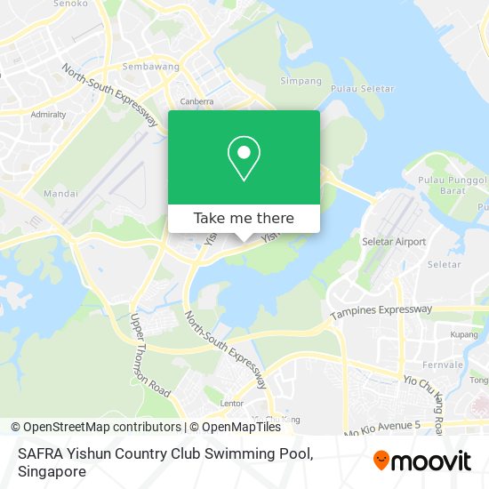 SAFRA Yishun Country Club Swimming Pool map