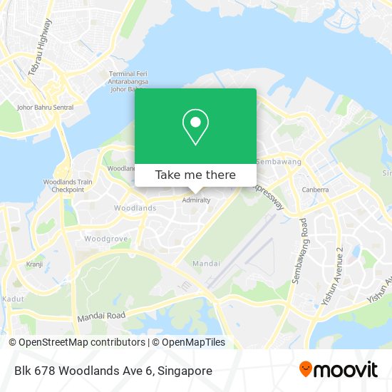 Blk 678 Woodlands Ave 6地图