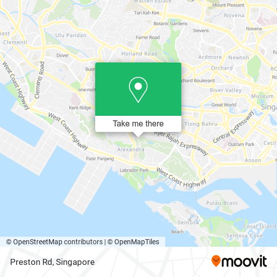 Preston Rd map