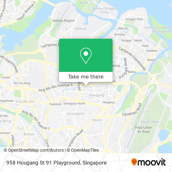 958 Hougang St 91 Playground map