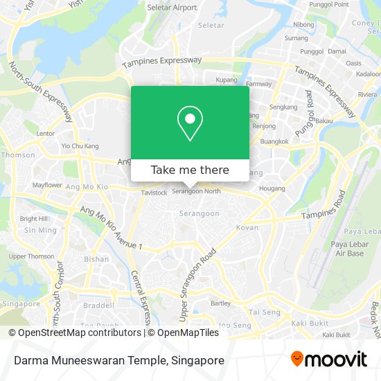 Darma Muneeswaran Temple map