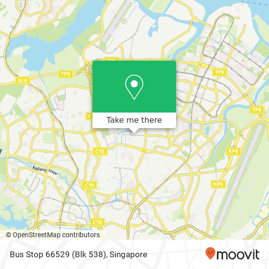 Bus Stop 66529 (Blk 538)地图