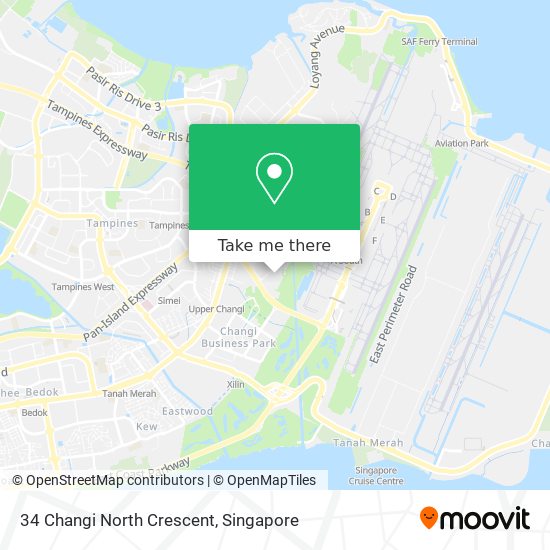 34 Changi North Crescent map