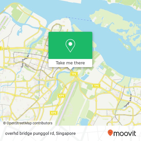 overhd bridge punggol rd地图