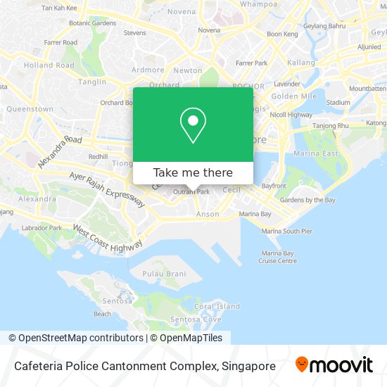 Cafeteria Police Cantonment Complex map