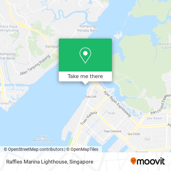 Raffles Marina Lighthouse map