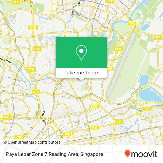 Paya Lebar Zone 7 Reading Area map