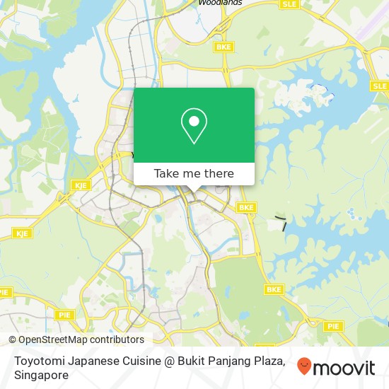 Toyotomi Japanese Cuisine @ Bukit Panjang Plaza地图
