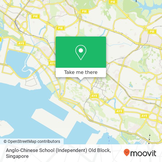 Anglo-Chinese School (Independent) Old Block map