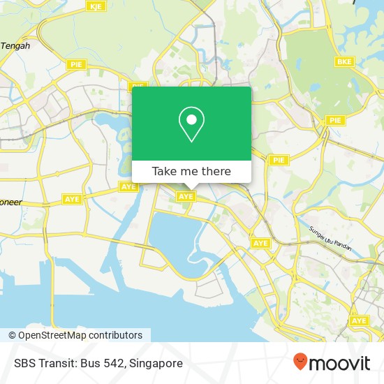 SBS Transit: Bus 542 map
