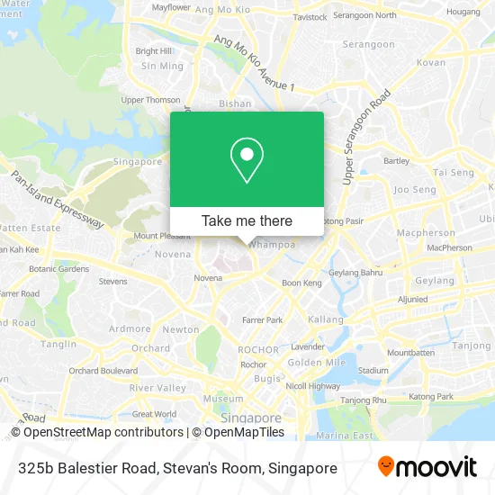 325b Balestier Road, Stevan's Room map
