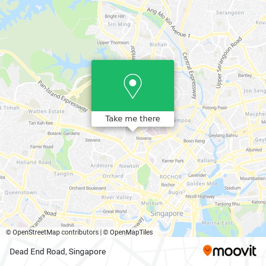 Dead End Road map