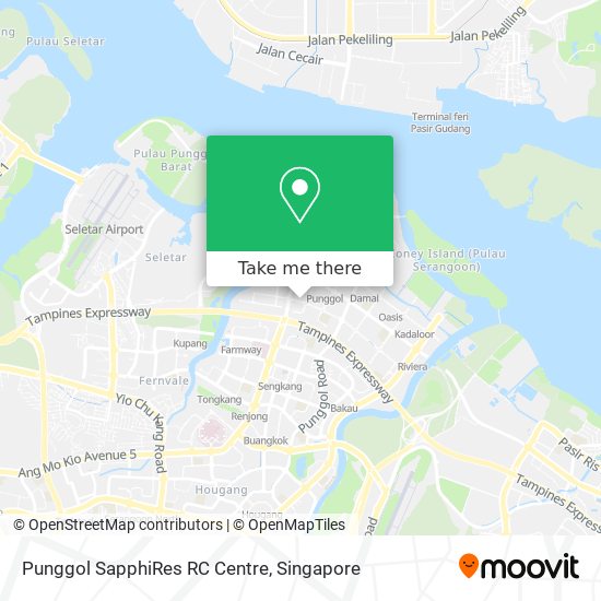 Punggol SapphiRes RC Centre map