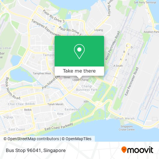 Bus Stop 96041 map