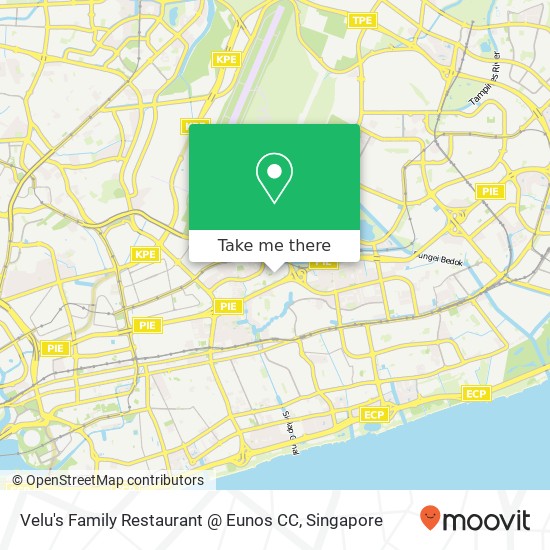 Velu's Family Restaurant @ Eunos CC map