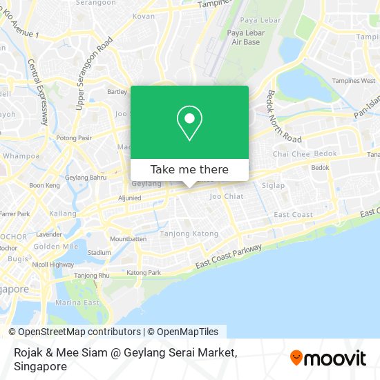 Rojak & Mee Siam @ Geylang Serai Market map