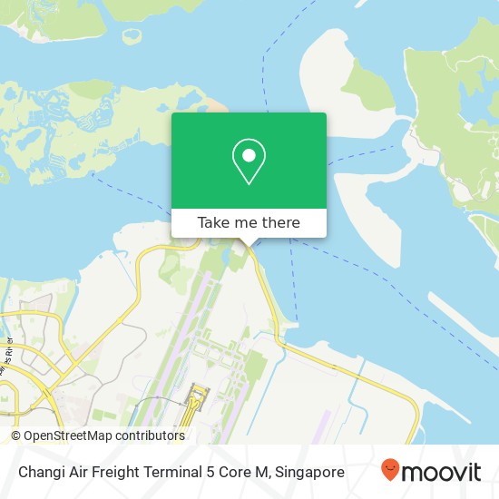 Changi Air Freight Terminal 5 Core M map