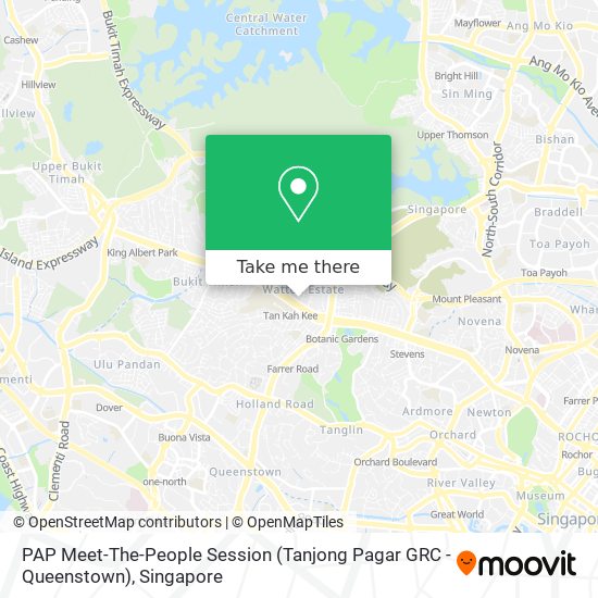 PAP Meet-The-People Session (Tanjong Pagar GRC - Queenstown)地图