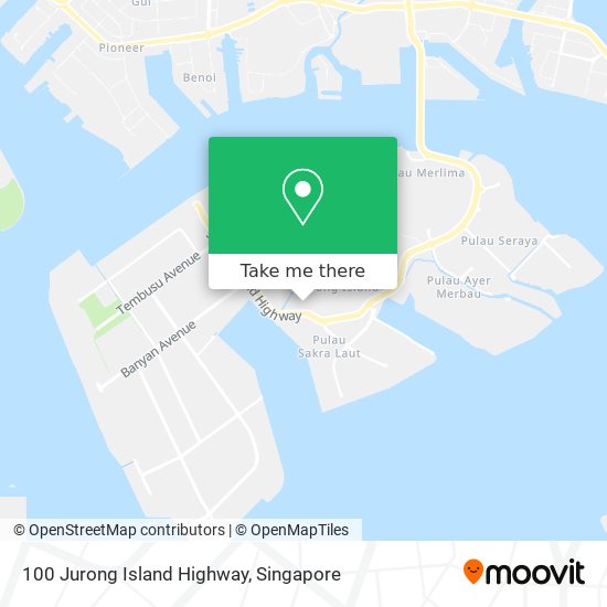 100 Jurong Island Highway map