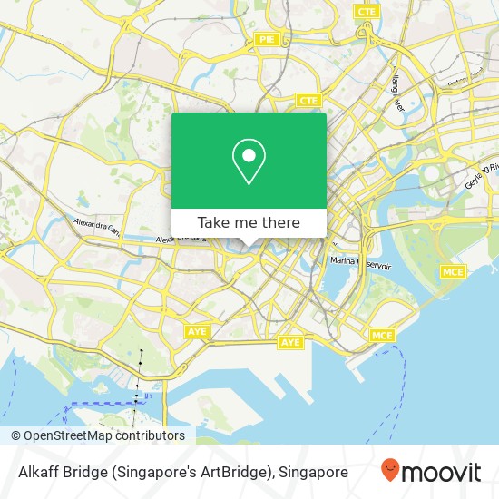 Alkaff Bridge (Singapore's ArtBridge) map