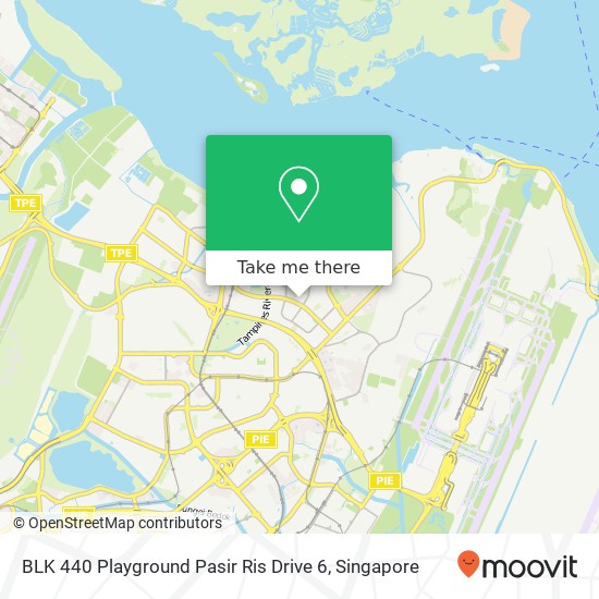 BLK 440 Playground Pasir Ris Drive 6 map