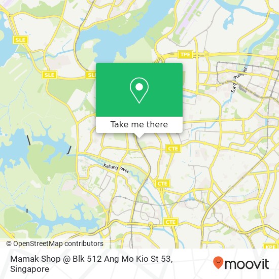 Mamak Shop @ Blk 512 Ang Mo Kio St 53地图