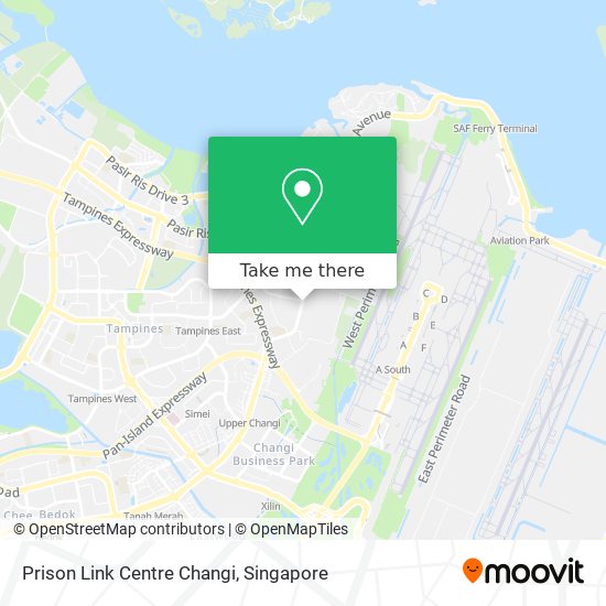 Prison Link Centre Changi map