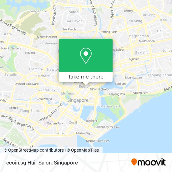 How to get to  Hair Salon in Singapore by Metro or Bus?