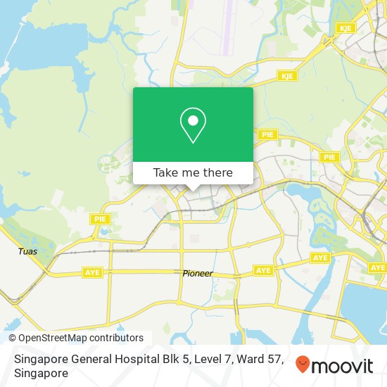 Singapore General Hospital Blk 5, Level 7, Ward 57 map