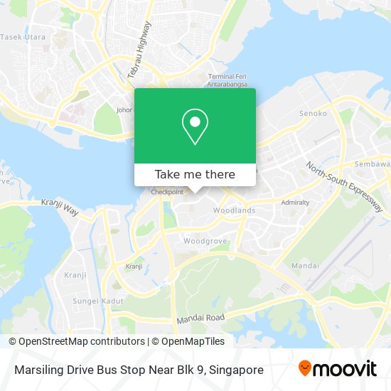 Marsiling Drive Bus Stop Near Blk 9 map
