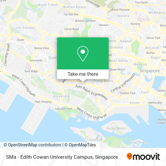SMa - Edith Cowan University Campus map