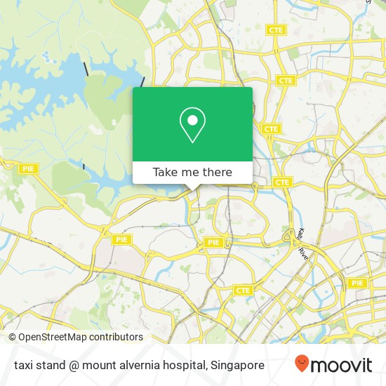 taxi stand @ mount alvernia hospital map