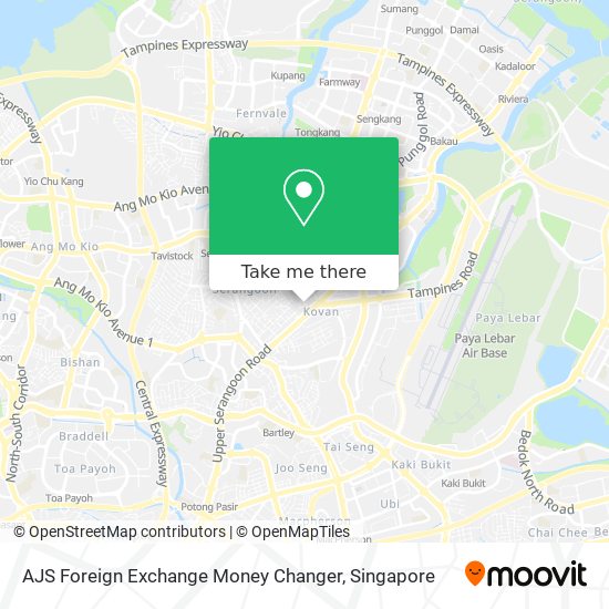 AJS Foreign Exchange Money Changer map