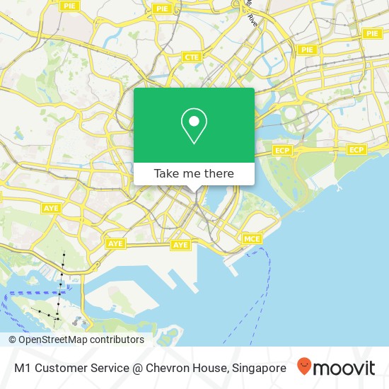 M1 Customer Service @ Chevron House地图