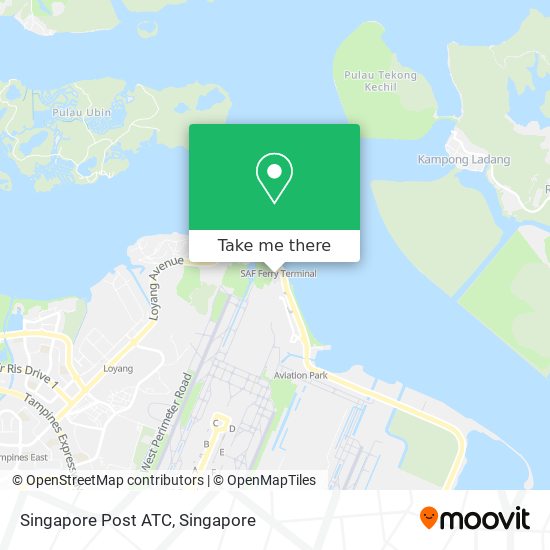 Singapore Post ATC map