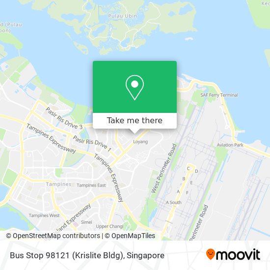 Bus Stop 98121 (Krislite Bldg) map