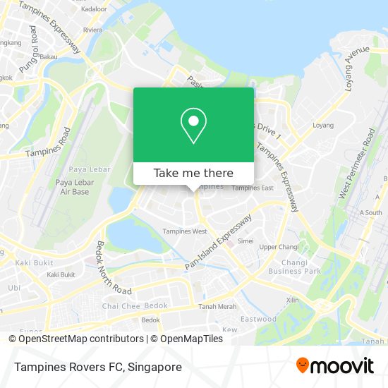 Tampines Rovers FC map