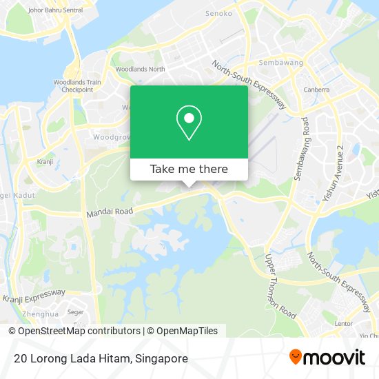 20 Lorong Lada Hitam map